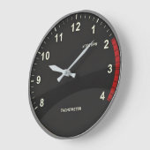 Car Tachometer Clock for Auto Mechanic Garage ラージ壁時計 (傾斜)