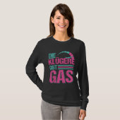 Car Tuner Girl Motor Vehicle Mechanic Racing Car W Tシャツ (正面フル)