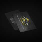 Car Wach & Auto detailing rofessional Water black 名刺