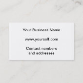 CAR Wash名刺 名刺 (裏面)