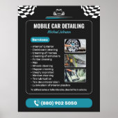 Car Wash Auto Detailing ポスター (正面)