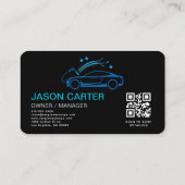 Car Wash & Detailing QR Code  名刺 (裏面)