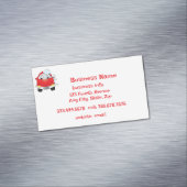 Car Wash Mobile Detailers Vehicle Cleaning Service マグネット名刺 (インサイチュ)