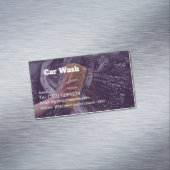 car wash services editable business card マグネット名刺 (インサイチュ)
