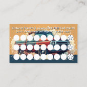 car wash stamp card ロイヤリティカード (裏面)