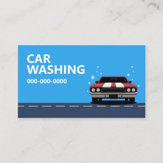 Car Washing 名刺 (正面)