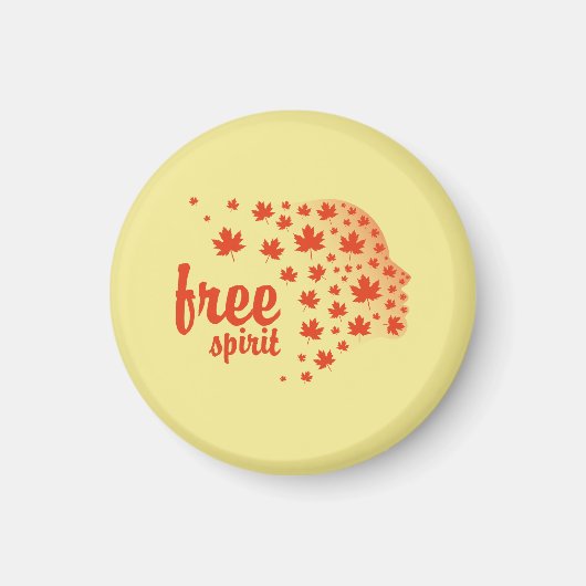 Cara del espíritu libre, otoño マグネット (正面)