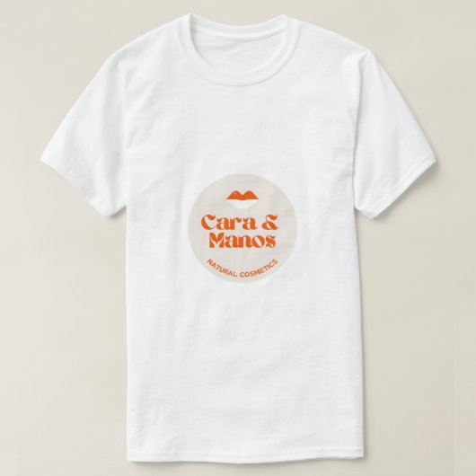Cara & Manos Natural Cosmetics Aesth Basic T-Shirt Tシャツ (デザイン正面)