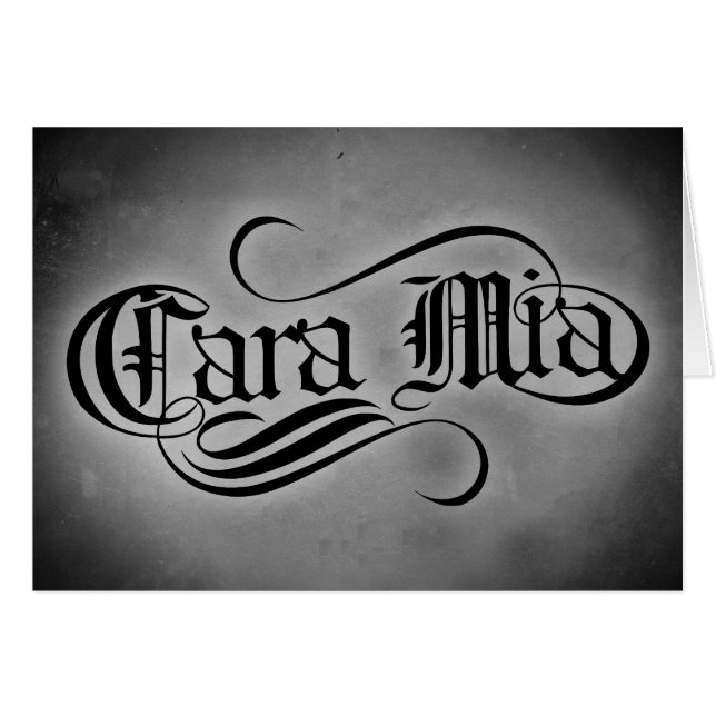 Cara Mia (私の最愛) (正面横)