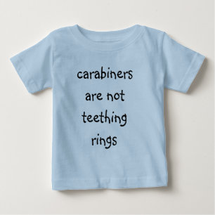 carabinersは歯生期のリングや輪のベビーのTシャツではないです ベビーTシャツ