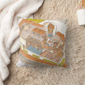 Caracallaの浴室ローマ クッション (ブランケット)