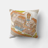 Caracallaの浴室ローマ クッション (裏面)