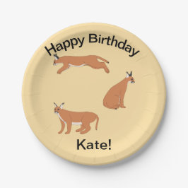 Caracals ペーパープレート