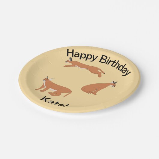 Caracals ペーパープレート (アングル)