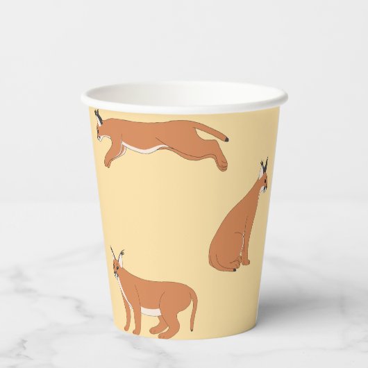 Caracals  紙コップ (裏面)