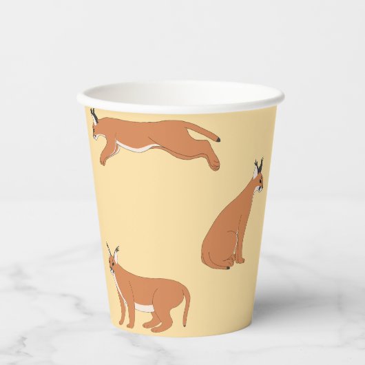 Caracals  紙コップ (正面)