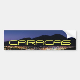 Caracas by night バンパーステッカー