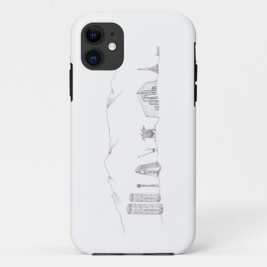Caracas Line iPhone Case Case-Mate iPhoneケース (裏面)