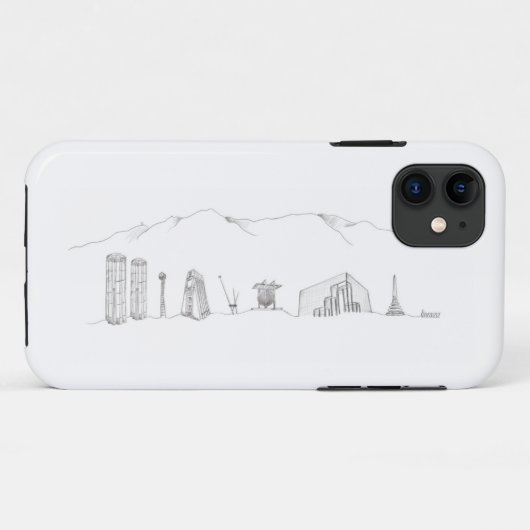 Caracas Line iPhone Case Case-Mate iPhoneケース (裏面(横))