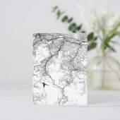 Caracas Venezuela Map ポストカード (スタンド正面)