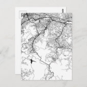 Caracas Venezuela Map ポストカード (正面/裏面)