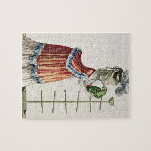 Caracoの上品な女性「laのポロネーズ」およびh ジグソーパズル (横)