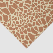 Caramel Brown Beige Giraffe Animal Print Decoupage 薄葉紙 (詳細)