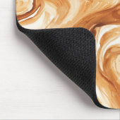 Caramel Carmel Candy Swirls マウスパッド (コーナー)