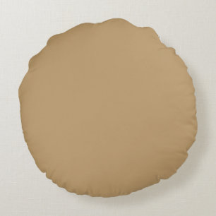Caramel Cream Brown無地の Color Pairs to SW 0012 ラウンドクッション