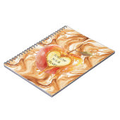 Caramel Cream Heart Apple ノートブック (左側)