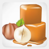 Caramel Cubesスタンプ スクエアシール (正面)