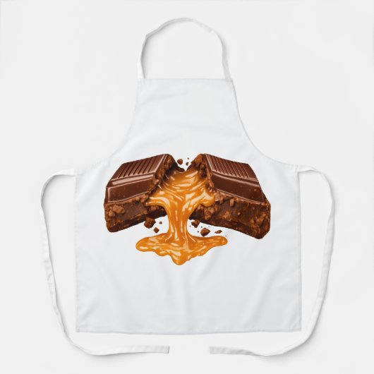 Caramel Drip Chocolate Apron エプロン (正面)