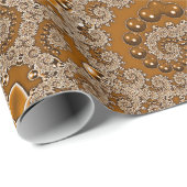 Caramel Fractal Lace ラッピングペーパー (ロールコーナー)