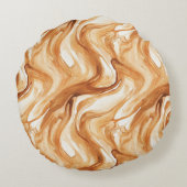 Caramel Hearts Christmas ラウンドクッション (裏面)