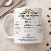 Caramel Latte Recipe, Cafe At Home Steps コーヒーマグカップ