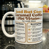Caramel Latte Recipe Iced But Cozy コーヒーマグカップ