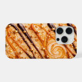 Caramel Macchiato Inspired PopTart Coffee Vibes iPhoneケース (裏面横)