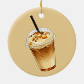 Caramel & Nuts Iced Coffee  セラミックオーナメント (裏面)