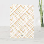 Caramel Valentine's Day Man Teddy Bear カード (裏面)