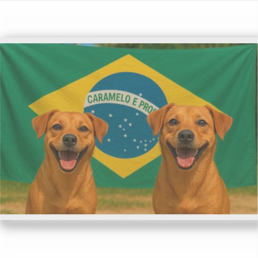 Caramelo e Progresso Adesivo シール (正面)