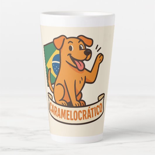Caramelocratico Caneca カフェラテマグ (正面)
