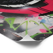 Caras divertidas: Arte urbano colorido ポスター (コーナー)