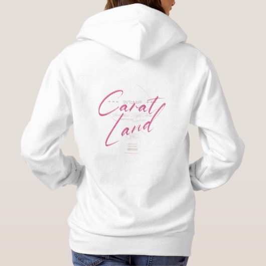 CARAT edition Hoodie - Kpop fanmade パーカ (裏面)