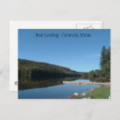 Caratunk, Maine – ケベックにボートを着陸 ポストカード (正面/裏面)