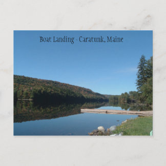 Caratunk, Maine – ケベックにボートを着陸 ポストカード