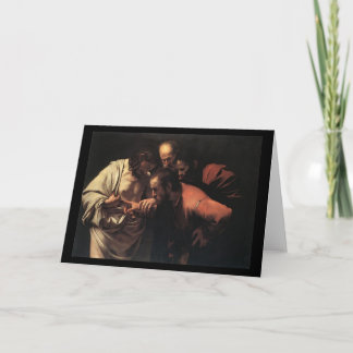 Caravaggioセントトマスの不信 カード