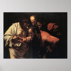 Caravaggioセントトマスの不信 ポスター