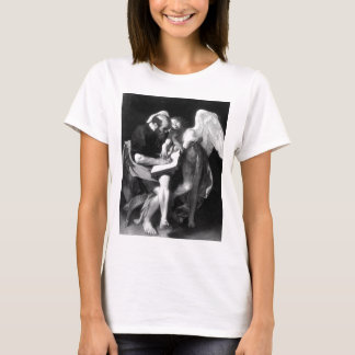 Caravaggioセントマシュー島および天使 Tシャツ