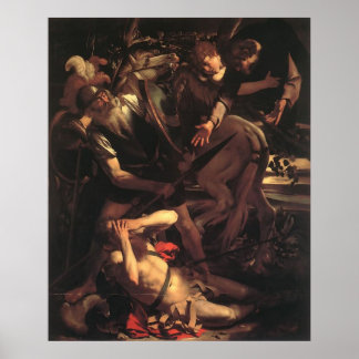 Caravaggio聖パウロの回心 ポスター