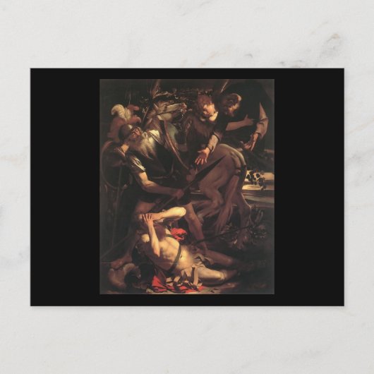 Caravaggio聖パウロの回心 ポストカード (正面)